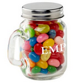 Glass Mini Mason Jar w/ Handle - Gourmet Jelly Beans